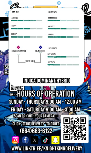 Tokyo Snow - Exquisite Tier 3 Indica Hybrid - Image 3