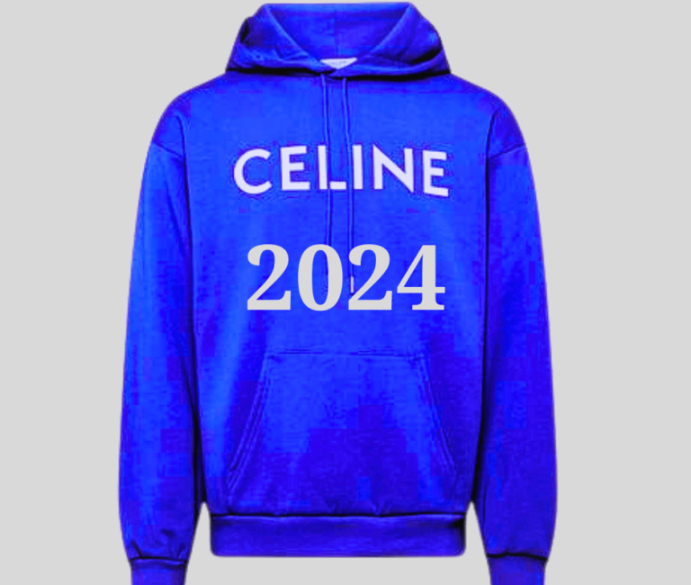 CELINE HOODIE BLUE