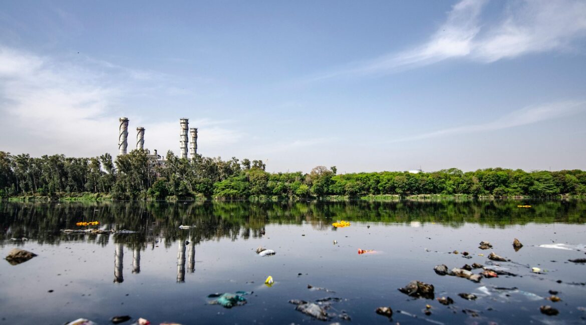 A landfill full of commercial waste