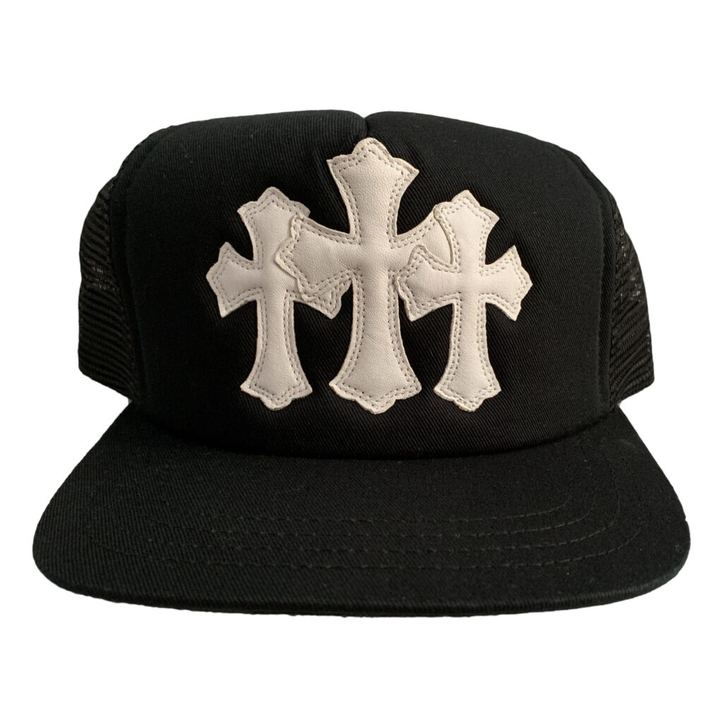 Chrome-Hearts-Cemetery-Trucker-Hat-–-Black