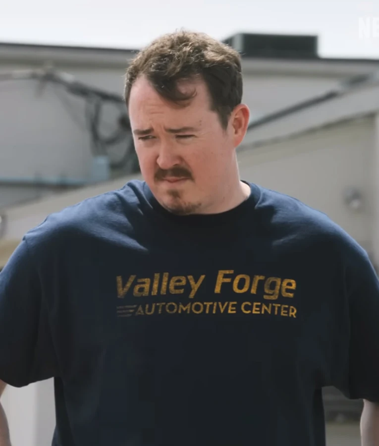 Tires-Shane-Gillis-Valley-Forge-Automotive-Center-T-Shirt