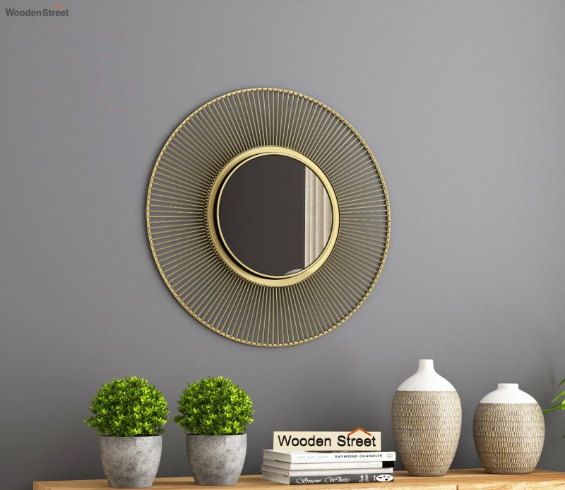 wall mirror wooden street