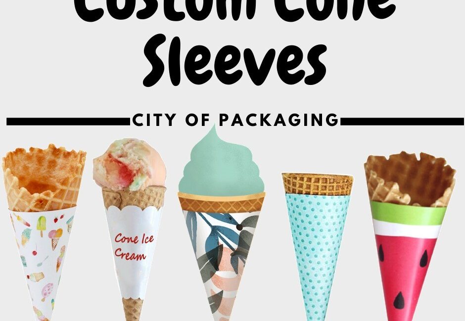 New Ways To Promote the Ice Cream with Custom Cone Sleeves