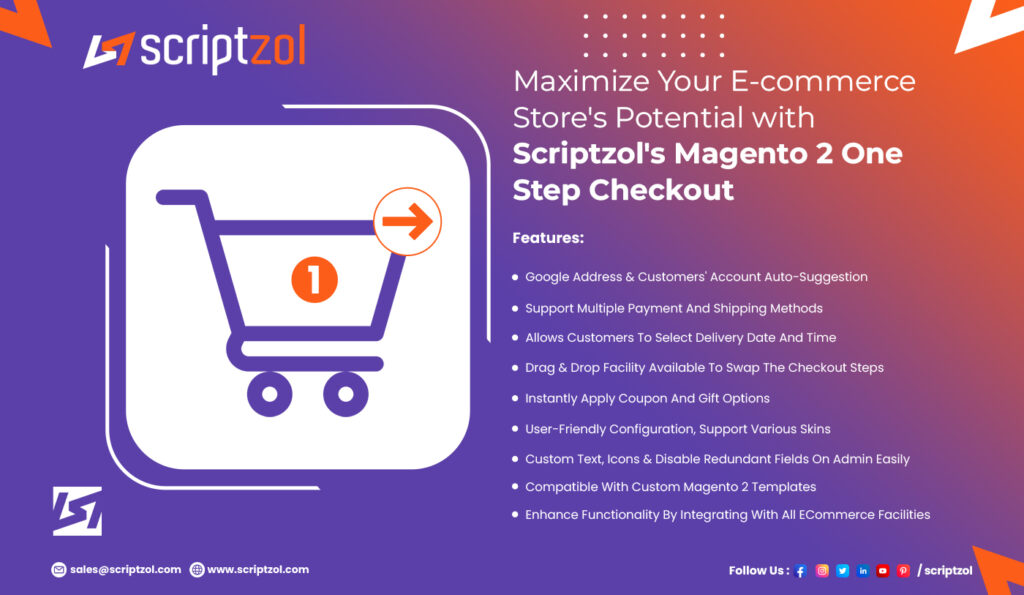 Maximize Your E-commerce Store_s Potential with Scriptzol_s Magento 2 One Step Checkout