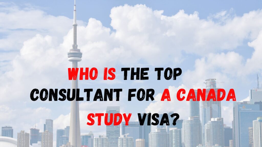 Who is the top consultant for a Canada Study Visa?