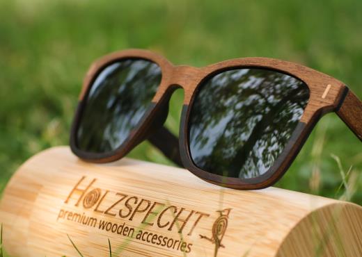 Sonnenbrille aus Holz