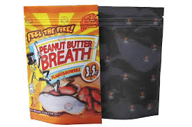 peanut butter breath strain packaging