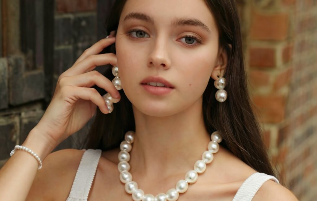 pearl jewelry set