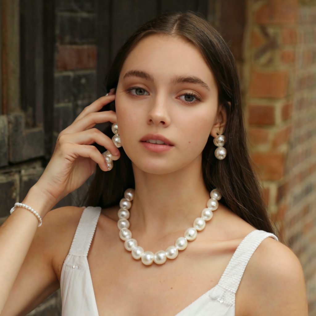 pearl jewelry set