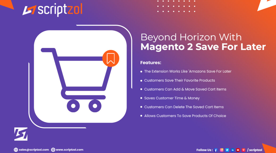 Beyond Horizon With Magento 2 Save For Later