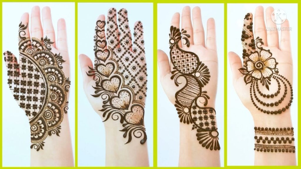 mehandi design front hand