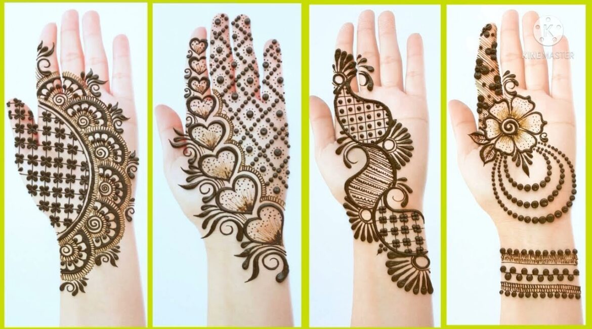 mehandi design front hand