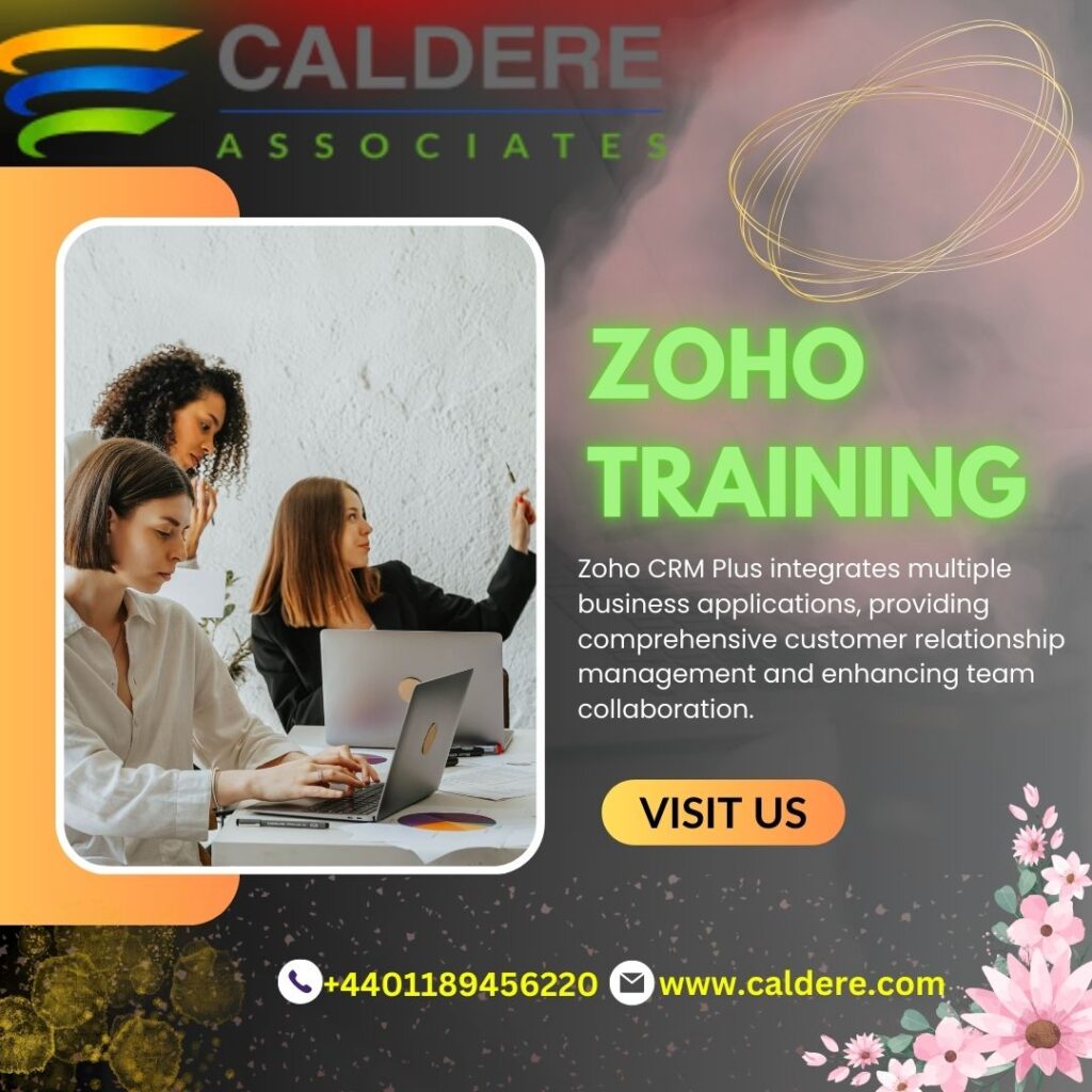 zoho training by Caldere