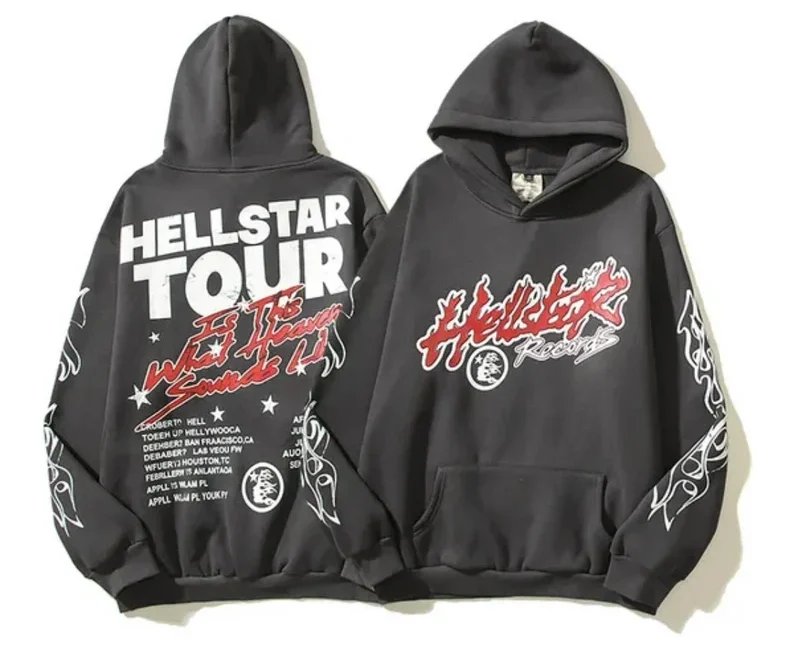 Hoodie Designer Sweatshirts Hellstar Fleece Men