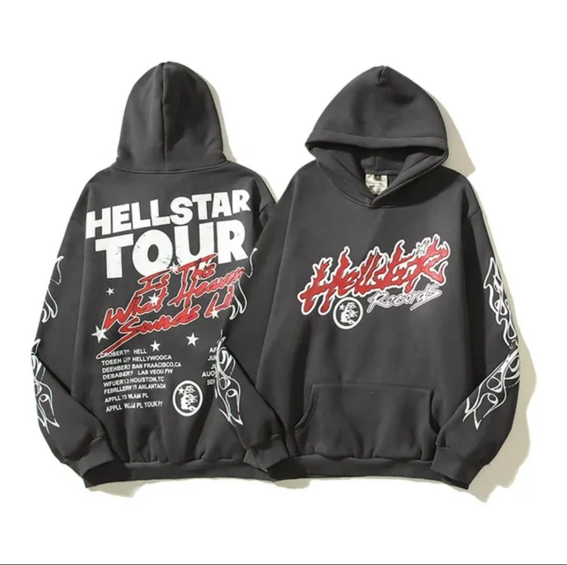 Hoodie Designer Sweatshirts Hellstar Fleece Men