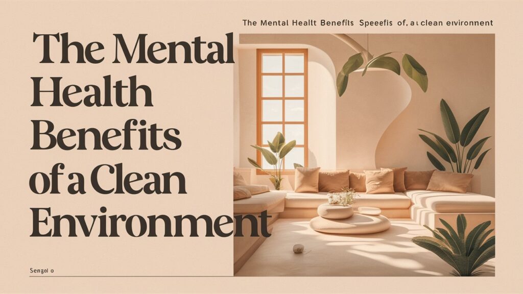 The Mental Health Benefits of a Clean Environment