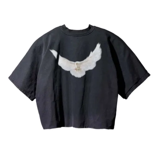 Real Yeezy Gap Blue Dove Shirt