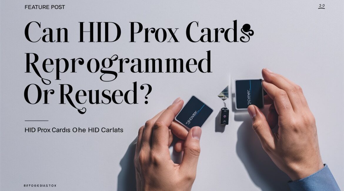 Can HID Prox Cards be Reprogrammed or Reused?