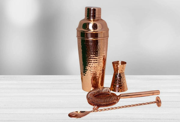 copper cocktail set