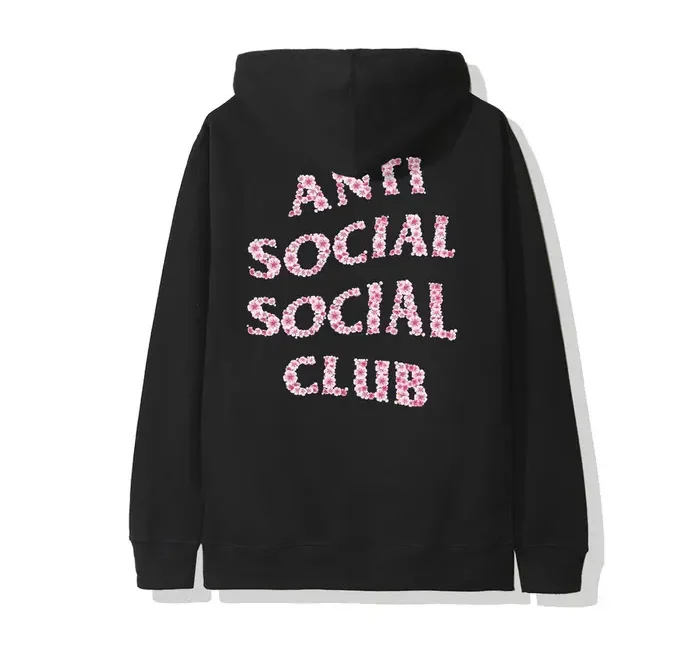 black assc hoodie