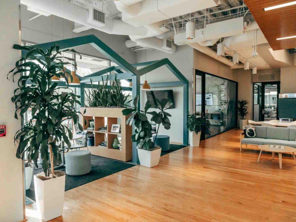 Modern coworking spaces