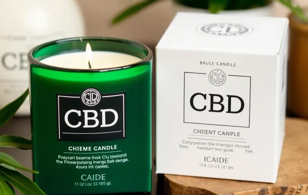 CBD candle boxes