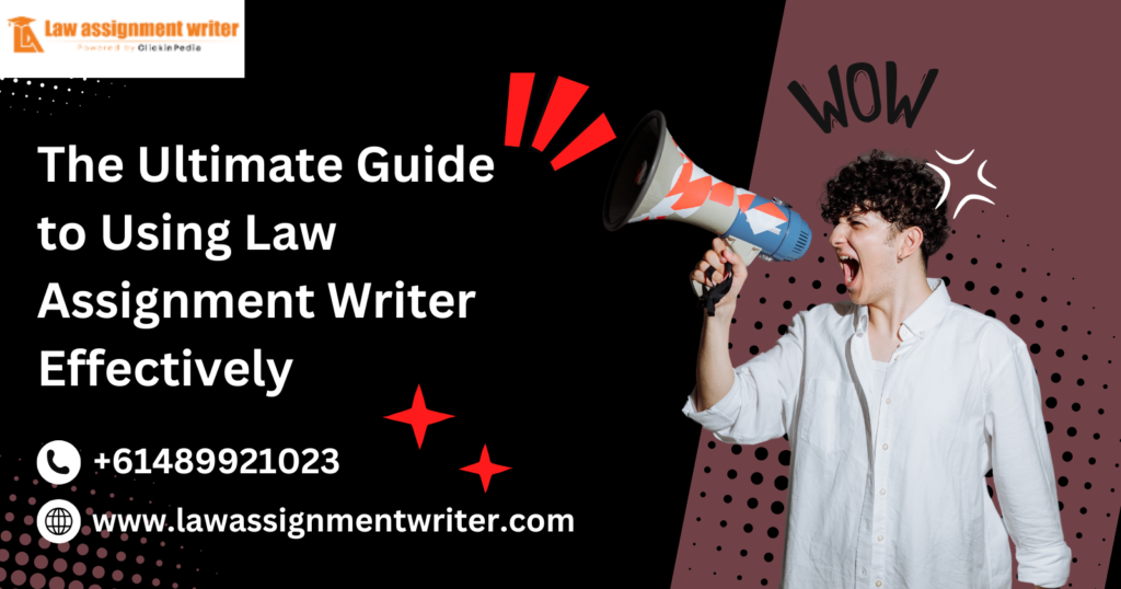 Law Assignment writer