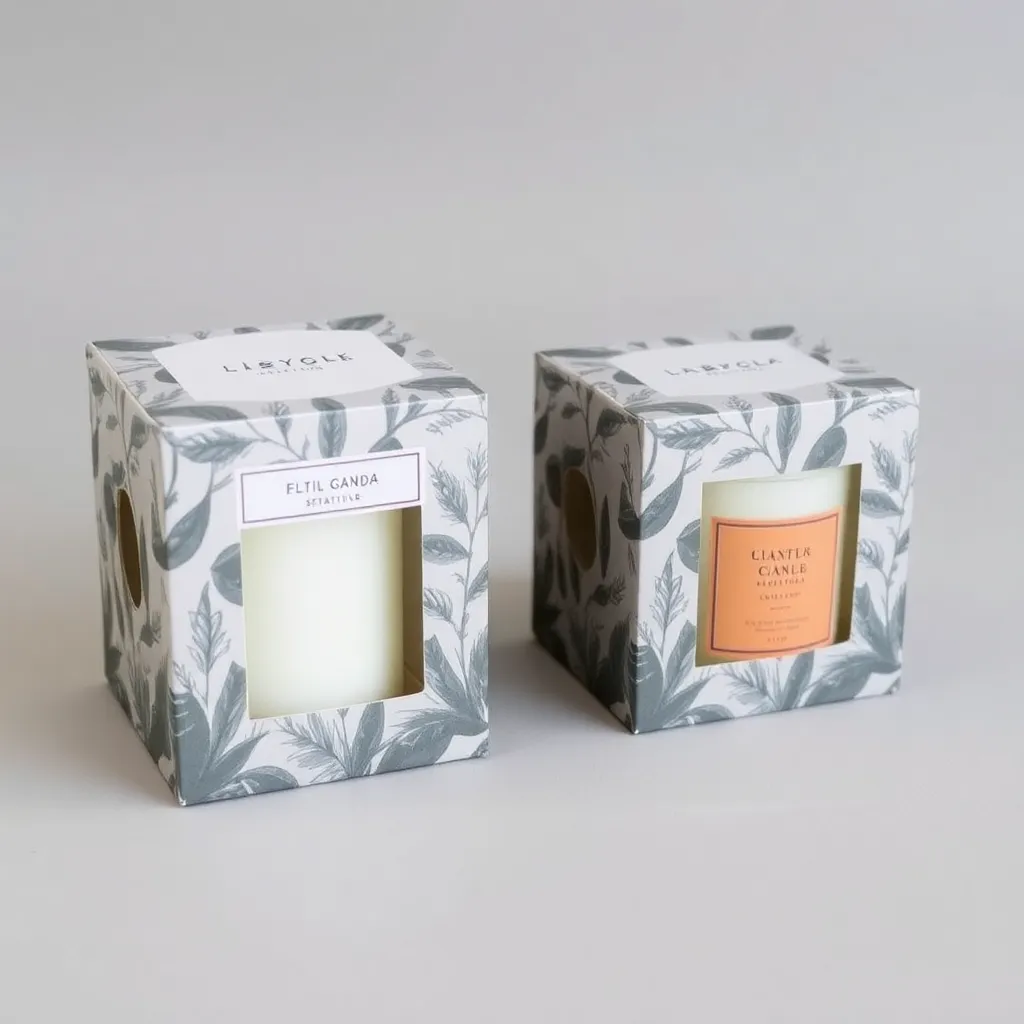 candle packaging boxes