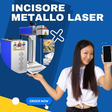 incisore metallo laser