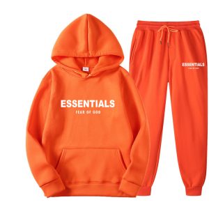 Essentials-Hoodie-Orange-TrackSuit