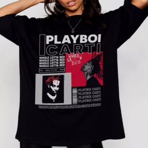 Playboi Carti Hoodie with Red Graphics: A Streetwear Icon