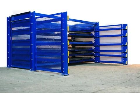 horizontal steel plate storage rack