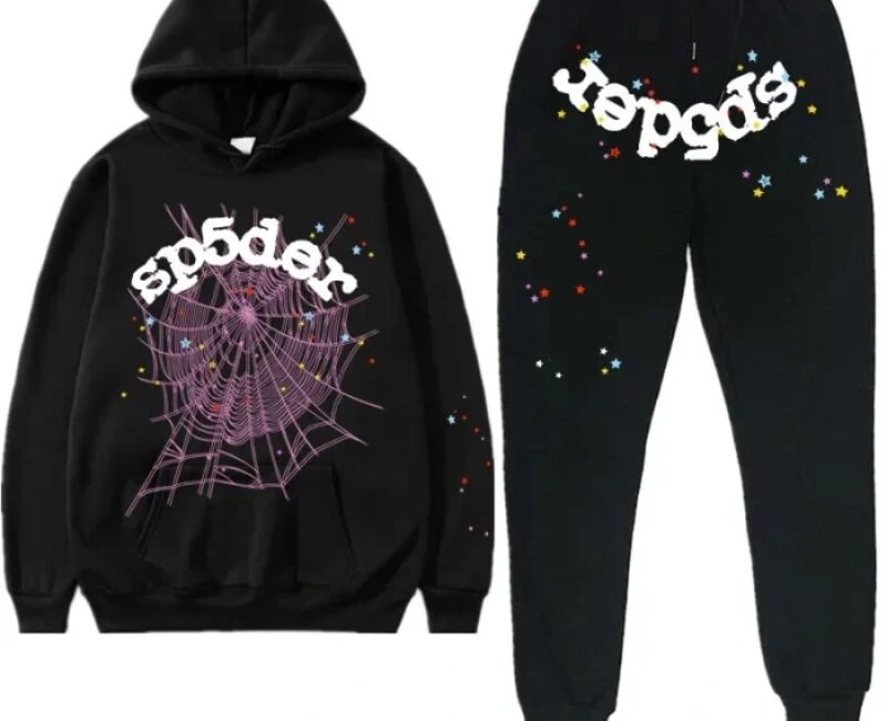 Classic Flame Logo Spider Tracksuit