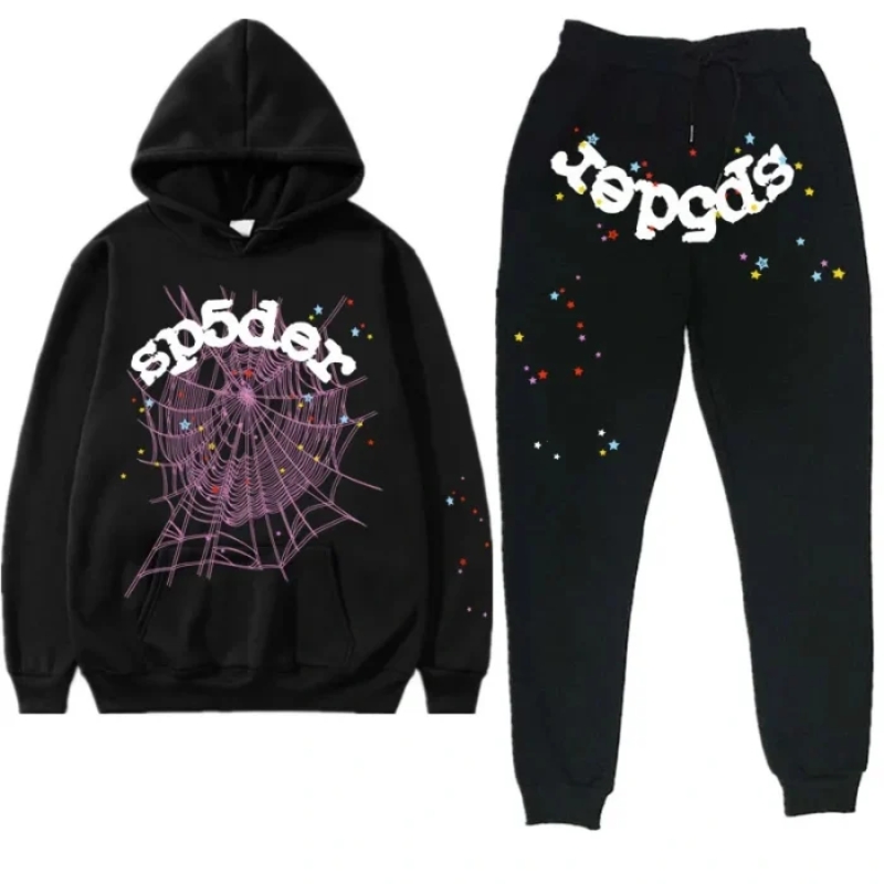 Classic Flame Logo Spider Tracksuit