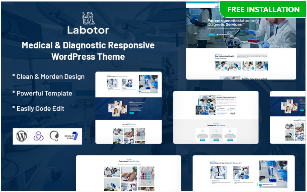 Diagnostic Laboratory WordPress Theme