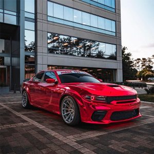 red vinyl wrap
