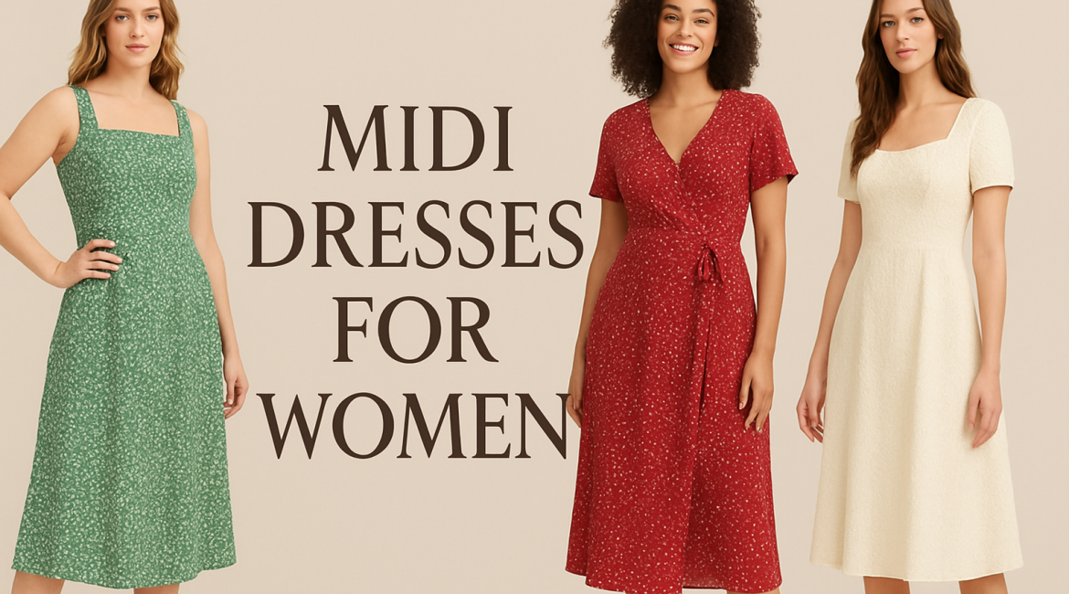 midi dresses for women