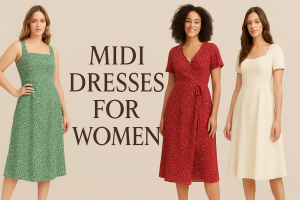 midi dresses for women