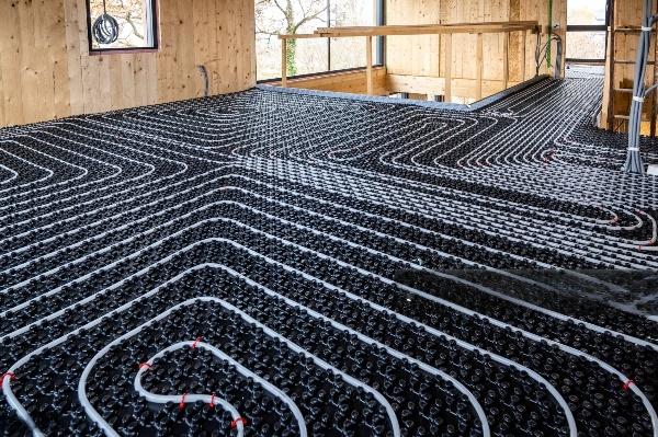 In-Floor Heating Basement
