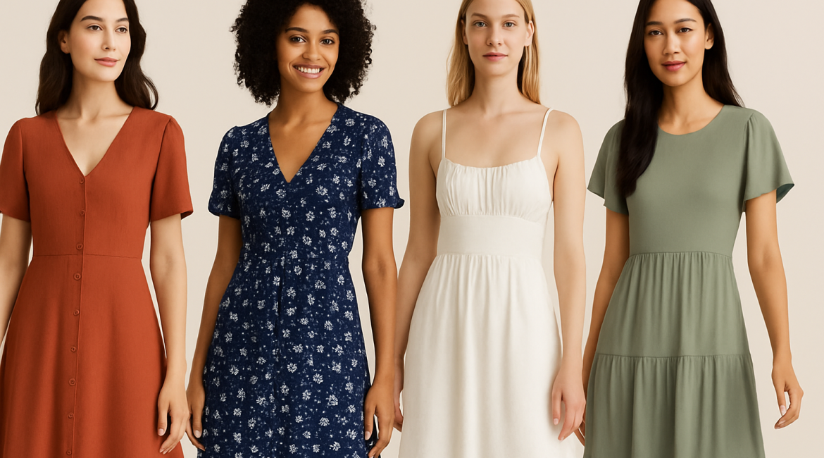 midi dresses for women