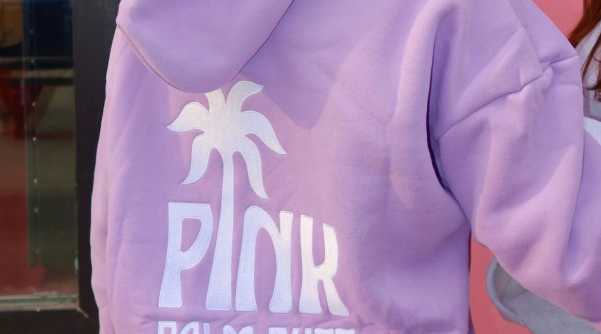 Pink Palm Puff