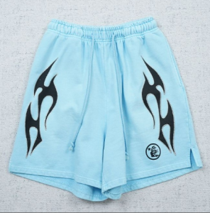 Hellstar Studios Blue Flame Shorts