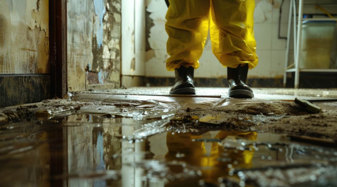 basement flood clean up