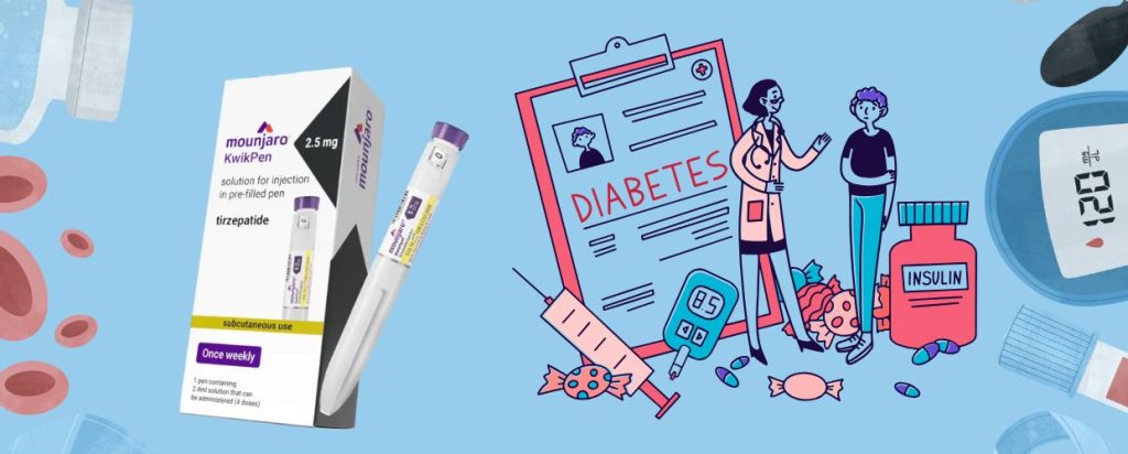 Mounjaro 2.5mg tirzepatide prefilled pen for effective blood sugar control
