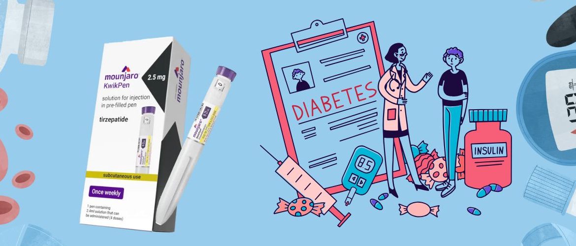 Mounjaro 2.5mg tirzepatide prefilled pen for effective blood sugar control