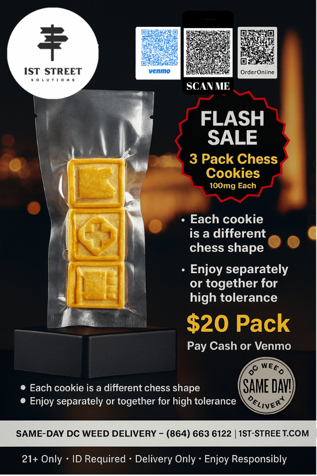 300 MG Chess Piece Cookies — Balanced Hybrid Edibles (3×100mg)