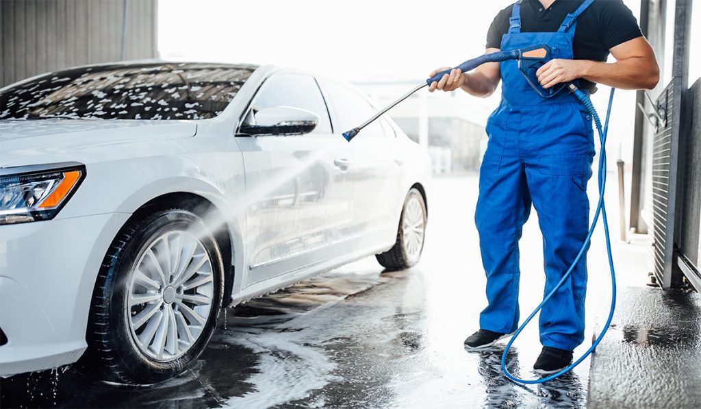 Interior car detailing service