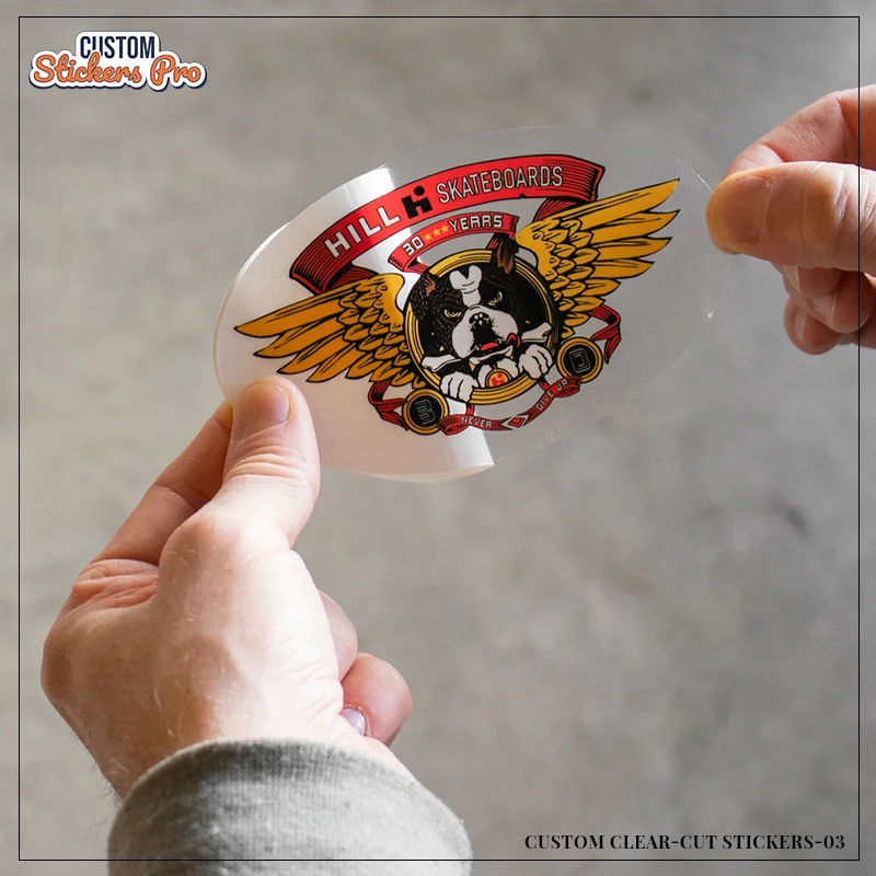 Custom Clear Cut Stickers