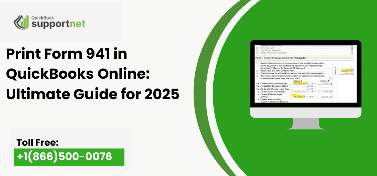 QuickBooks Form 941