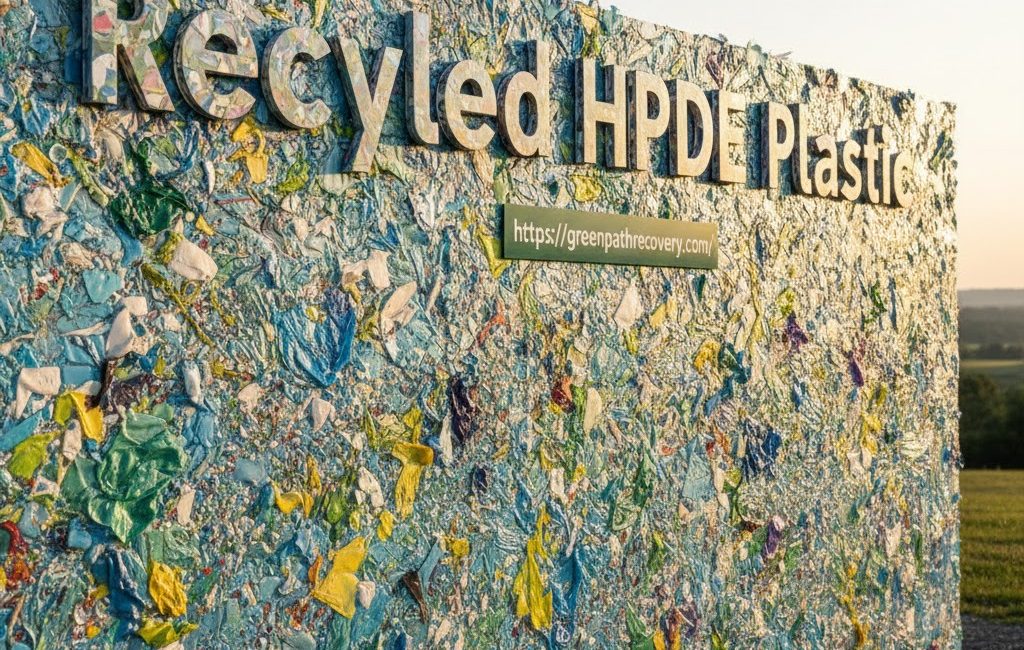 Recycled HDPE Plastic by Greenpathrecovery